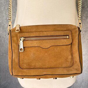Rebecca Minkoff Suede Slim Crossbody Bag